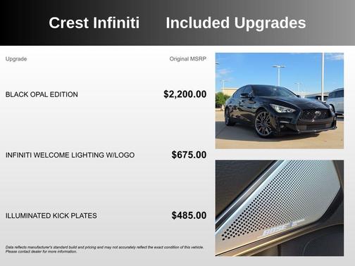 Black Opal Meta 2024 INFINITI Q50 RED SPORT 400