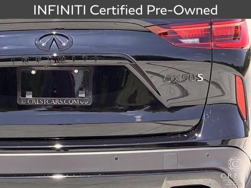 Black Obsidian 2025 INFINITI QX50 SPORT