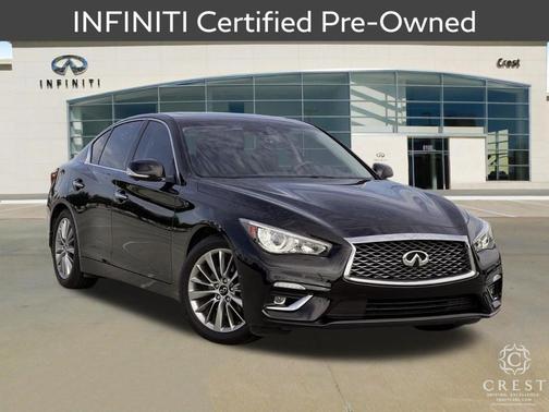 Black Obsidian 2023 INFINITI Q50 LUXE