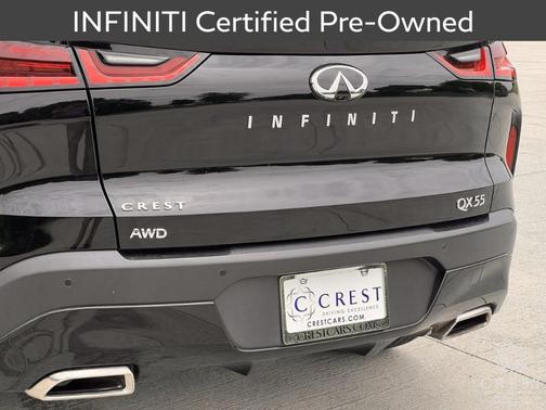 Black Obsidian 2023 INFINITI QX55 LUXE
