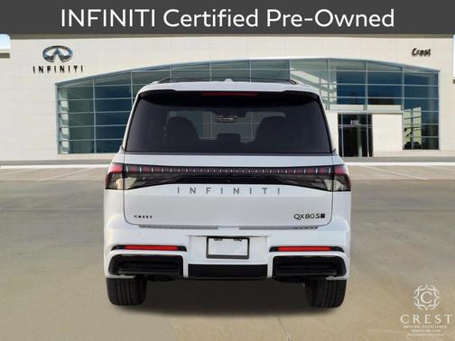 Radiant White 2026 INFINITI QX80 SPORT
