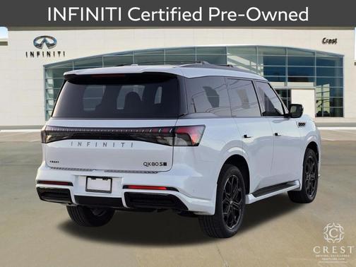 Radiant White 2026 INFINITI QX80 SPORT