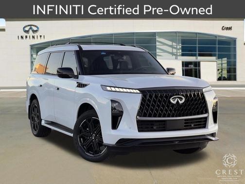 Radiant White 2026 INFINITI QX80 SPORT