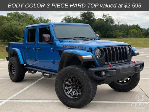 Hydro Blue Pearlcoat 2021 Jeep Gladiator Rubicon