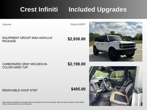 Oxford White 2024 Ford Bronco Wildtrak