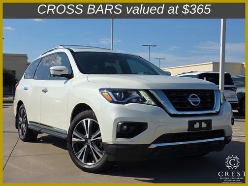White 2020 Nissan Pathfinder Platinum