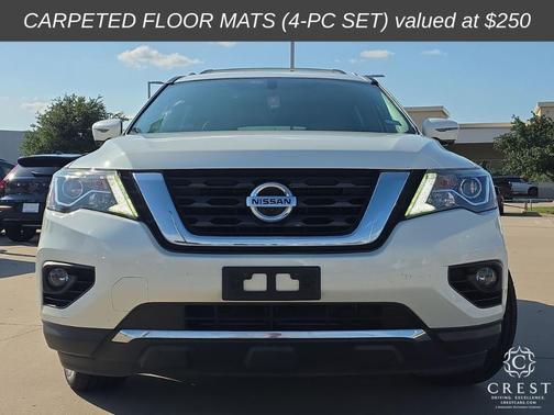 White 2020 Nissan Pathfinder Platinum