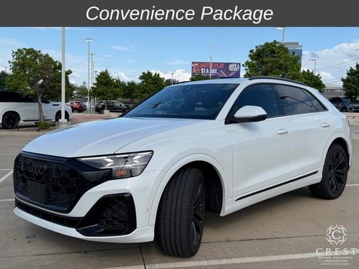 Glacier White Metallic 2025 Audi Q8 55 Premium