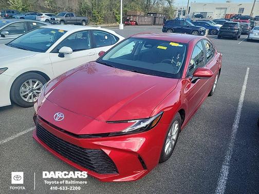 Supersonic Red 2025 Toyota Camry LE