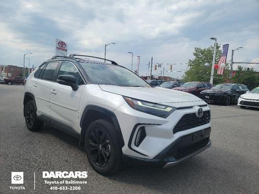 Midnight Black Metallic 2025 Toyota RAV4 Hybrid SE