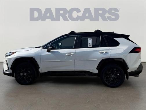 Midnight Black Metallic 2025 Toyota RAV4 Hybrid SE