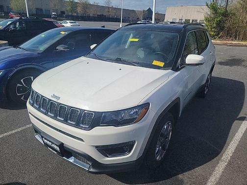 White Clearcoat 2021 Jeep Compass Limited