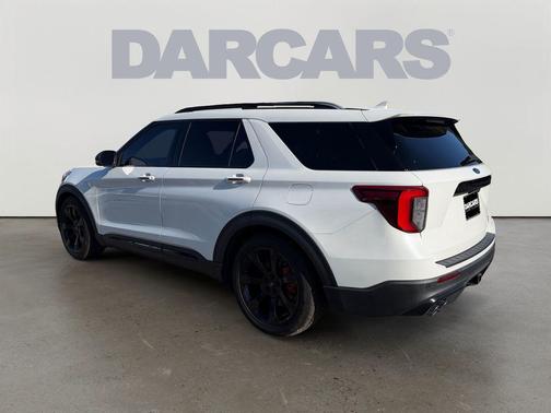 Star White Metallic Tri-Coat 2021 Ford Explorer ST