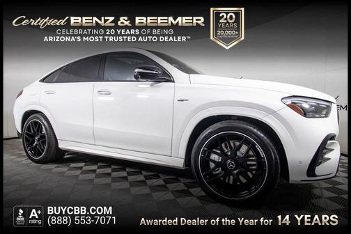 White 2024 Mercedes-Benz AMG GLE 53 4MATIC+ Coupe