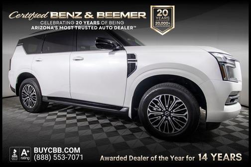 Aspen White Tricoat 2025 Nissan Armada SL 2WD