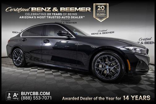 Black Sapphire Metallic 2025 BMW 330 330i