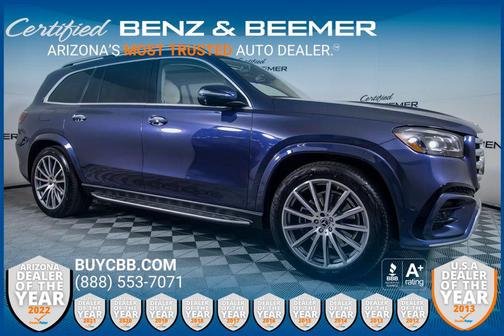 Blue 2026 Mercedes-Benz GLS 580 4MATIC