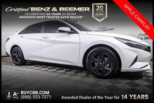 Quartz White 2022 Hyundai ELANTRA SEL