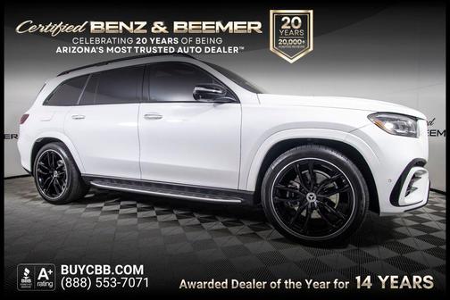 MANUFAKTUR Moonlight White Metallic 2026 Mercedes-Benz GLS 580 4MATIC