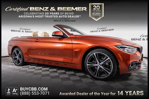 Sunset Orange Metallic 2020 BMW 430 i xDrive