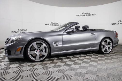 Palladium Silver Metallic 2011 Mercedes-Benz SL-Class SL 63 AMG