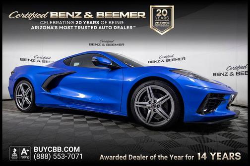 Riptide Blue Metallic 2026 Chevrolet Corvette Stingray w/1LT