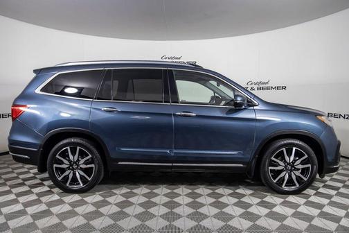 Steel Sapphire Metallic 2021 Honda Pilot AWD Elite