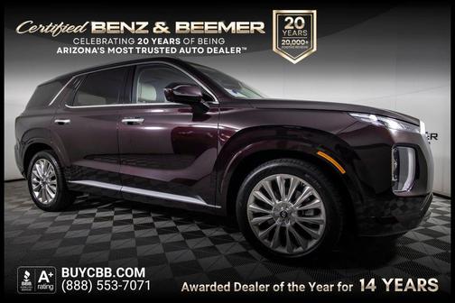 Sierra Burgundy 2020 Hyundai PALISADE Limited
