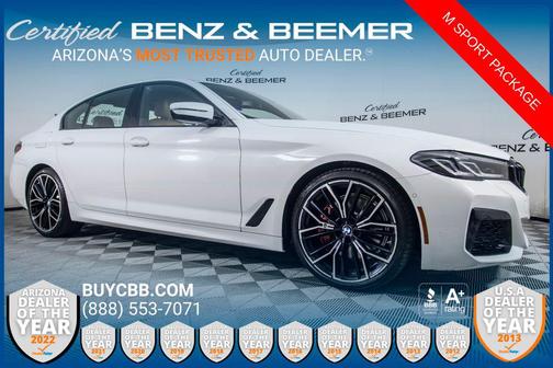 Alpine White 2023 BMW 530 i