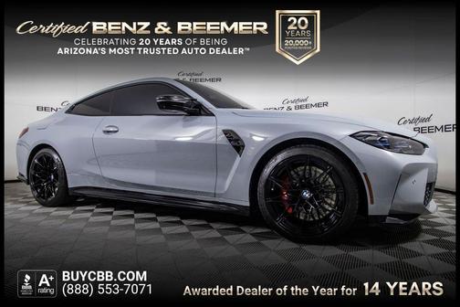 Brooklyn Grey Metallic 2024 BMW M4 Competition xDrive