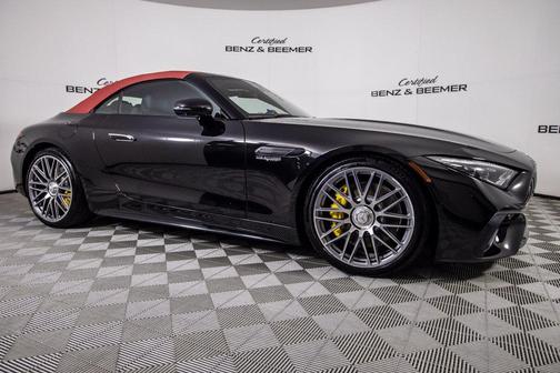 Obsidian Black Metallic 2022 Mercedes-Benz AMG SL 63 Base