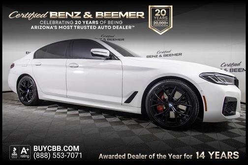 Alpine White 2023 BMW 540 i