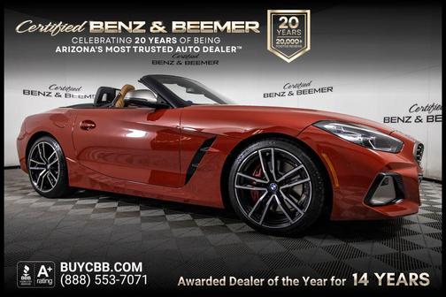 San Francisco Red Metallic 2025 BMW Z4 M40i