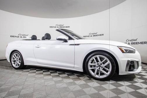 Arkona White/Black Roof 2024 Audi A5 Premium 45 TFSI S line quattro S tronic