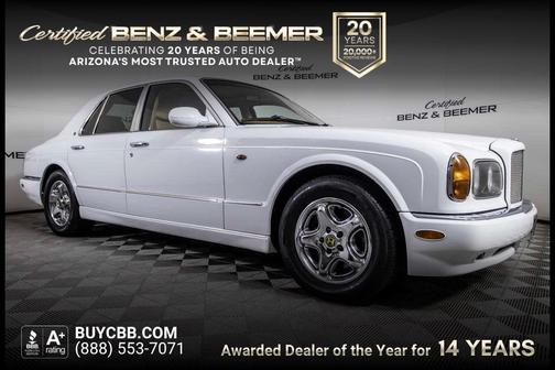 White 1999 Bentley Arnage Green Label