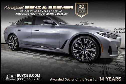 Skyscraper Grey Metallic 2023 BMW 430 Gran Coupe i