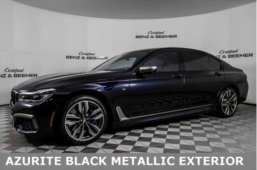 Azurite Black Metallic 2019 BMW M760 i xDrive