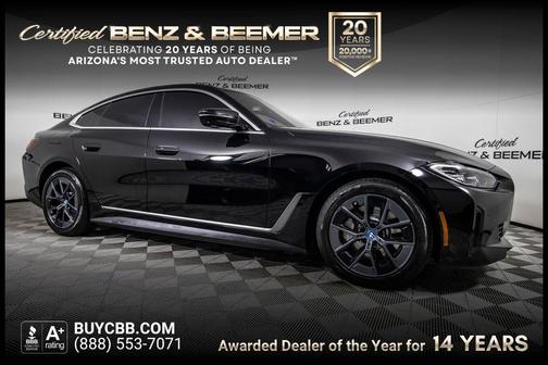 Jet Black 2023 BMW i4 Gran Coupe eDrive40