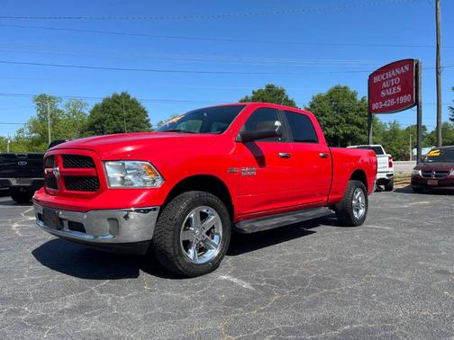 Red 2016 RAM 1500 Big Horn