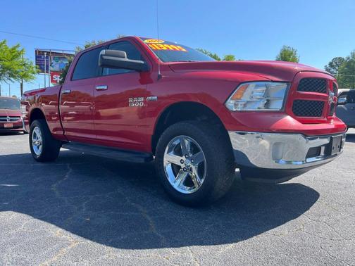 Red 2016 RAM 1500 Big Horn