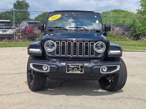 Black Clearcoat 2025 Jeep Wrangler 4xe Sahara