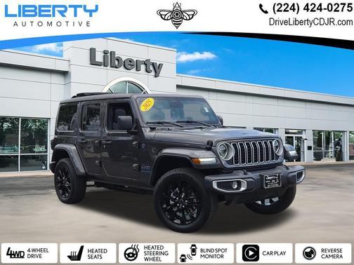 Granite Crystal Metallic Clearcoat 2025 Jeep Wrangler 4xe Sahara