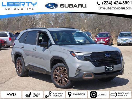 River Rock Pearl 2026 Subaru Forester Hybrid Sport