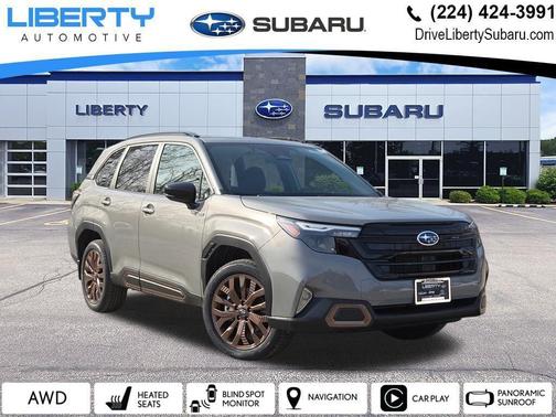 River Rock Pearl 2026 Subaru Forester Hybrid Sport