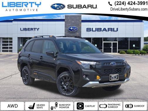 Crystal Black Silica 2026 Subaru Forester Wilderness