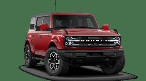 Ruby Red Metallic Tinted Clearcoat 2026 Ford Bronco Outer Banks
