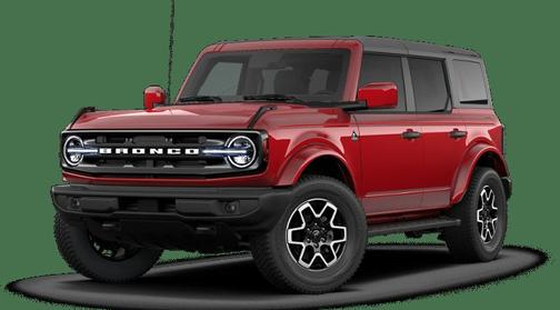 Ruby Red Metallic Tinted Clearcoat 2026 Ford Bronco Outer Banks