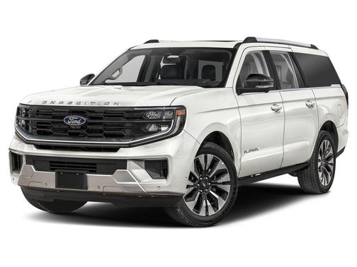Star White Metallic Tri-Coat 2025 Ford Expedition Max Platinum