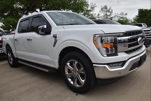 Star White Metallic Tri-Coat 2021 Ford F-150 Lariat