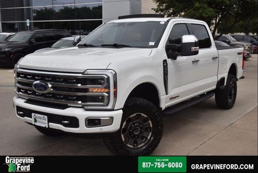 Star White Metallic Tri-Coat 2024 Ford F-250 Platinum